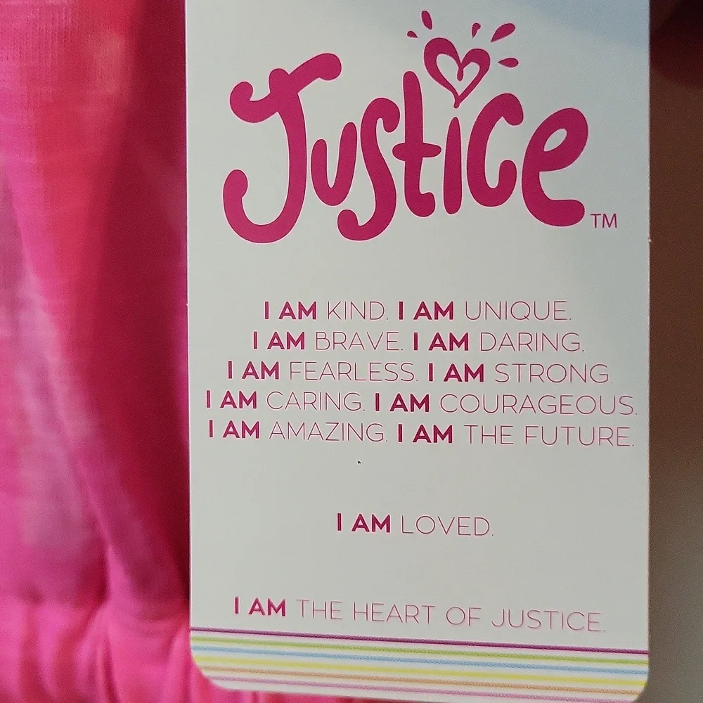 Justice Girls Hot Pink Romper
